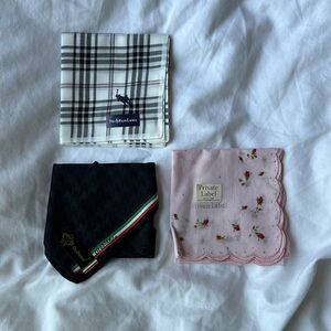 Multiple cotton handkerchiefs from Japan